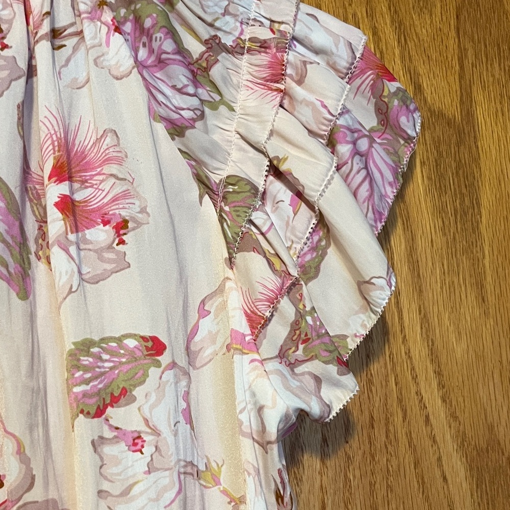 Philosophy Floral Blouse in Pink and Cream - Picture 11 of 12